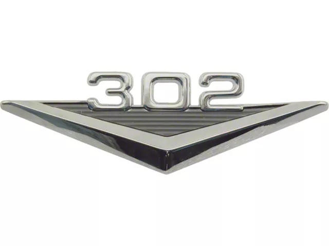 Fender Emblem; 302 (65-66 Mustang)