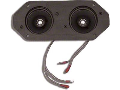 Custom Autosound Kenwood Dual Speaker Assembly; 3.50-Inch (Universal; Some Adaptation May Be Required)