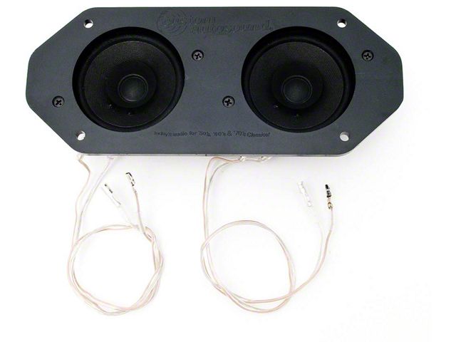 Custom Autosound In Dash Dual Speaker,70-78
