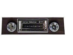Custom Autosound USA-630 Series Radio; Walnut Bezel (1967 Firebird)