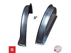 Custom Series Wheel Tubs; 3-Inch (Universal; Some Adaptation May Be Required)