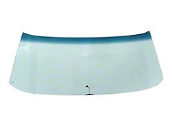 Windshield with Antenna; Green Tint (70-72 442, Cutlass 2-Door Sedan, Coupe)