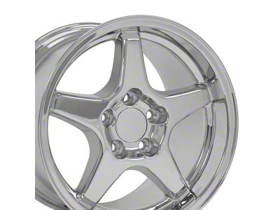 CV01 Chrome Wheel; Rear Only; 17x11; 50mm Offset (93-02 Firebird)