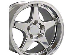 CV01 Polished Wheel; Rear Only; 17x11; 50mm Offset (93-02 Firebird)