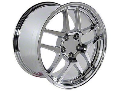 CV04 Chrome Wheel; 17x9.5; 54mm Offset (93-02 Firebird)