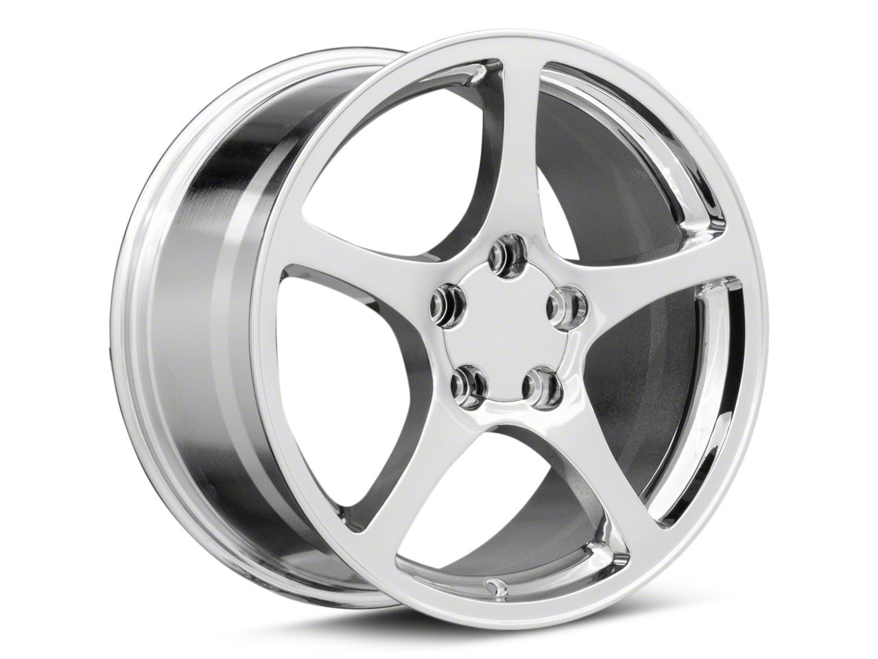 Ecklers IROC-Z Style Chrome 4-Wheel Kit with Plain Center