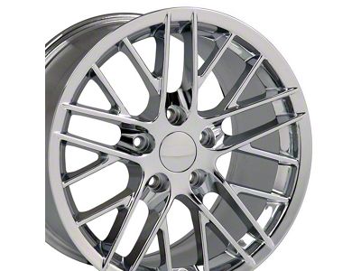 CV08A Chrome Wheel; Rear Only; 18x10.5; 56mm Offset (93-02 Firebird)