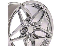 CV31 Chrome Wheel; Rear Only; 18x10.5; 56mm Offset (93-02 Firebird)