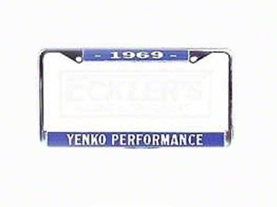 cYenko Performance License Frame, 1969