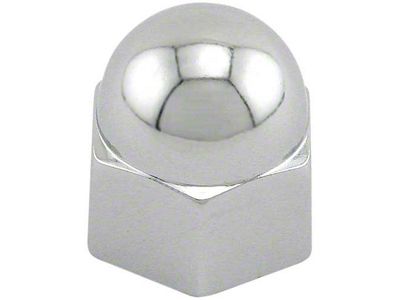 Cylinder Head Acorn Nut Cover - Chrome - 11/16 Across Flats- For Head Nuts