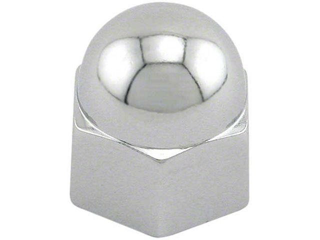 Cylinder Head Acorn Nut Cover - Chrome - 9/16 Across Flats - For Intake Manifold Nuts