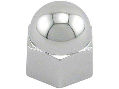 Cylinder Head Acorn Nut Cover - Chrome - 9/16 Across Flats - For Intake Manifold Nuts