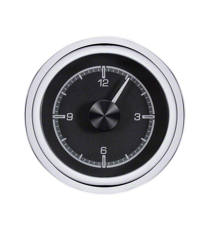 Dakota Digital Clock for HDX Instrument Gauge System; Black Face HLC ...