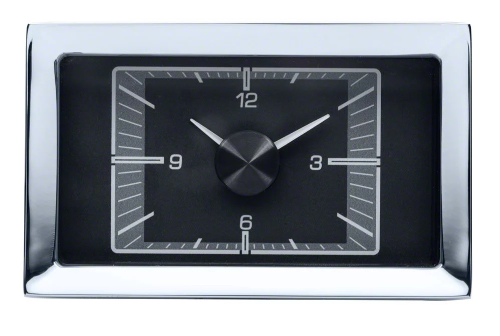Dakota Digital Clock for HDX Instrument Gauge System; Black Face HLC ...