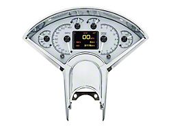 Dakota Digital Clock for HDX Instrument Gauge System; Silver Face HLC ...