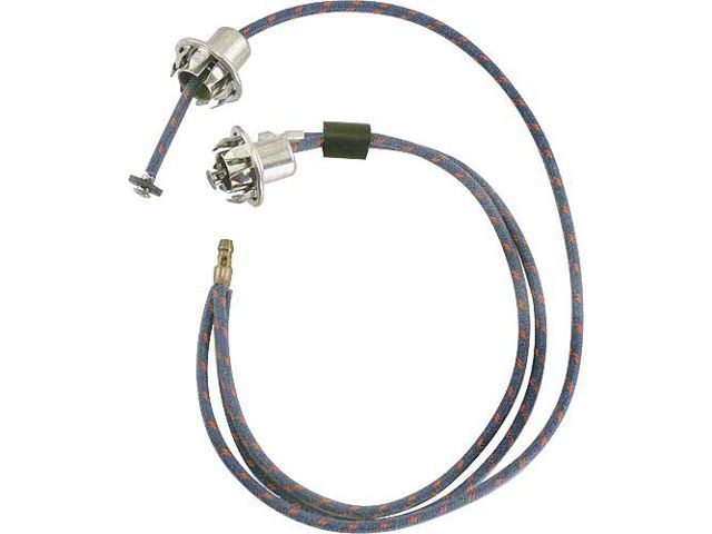 Dash Light Wire & Socket - Deluxe Mercury