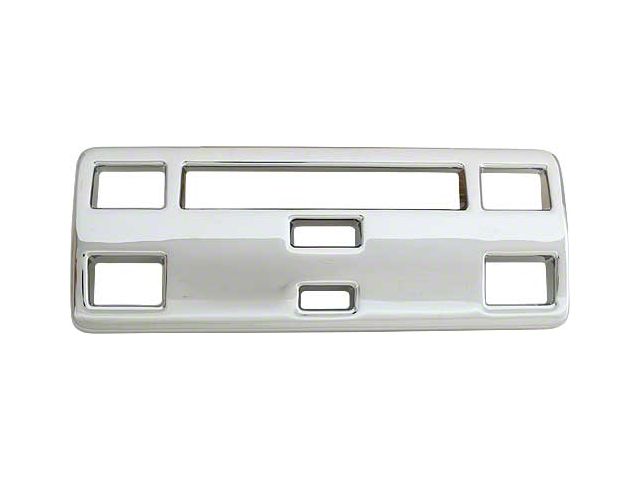 Dash Panel/die Cast/ Chrome With Clips