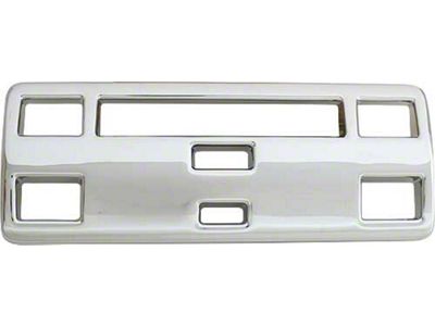Dash Panel/die Cast/ Chrome With Clips