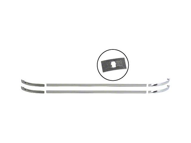 Dash Trim/chrome /6 Pcs. W/clips