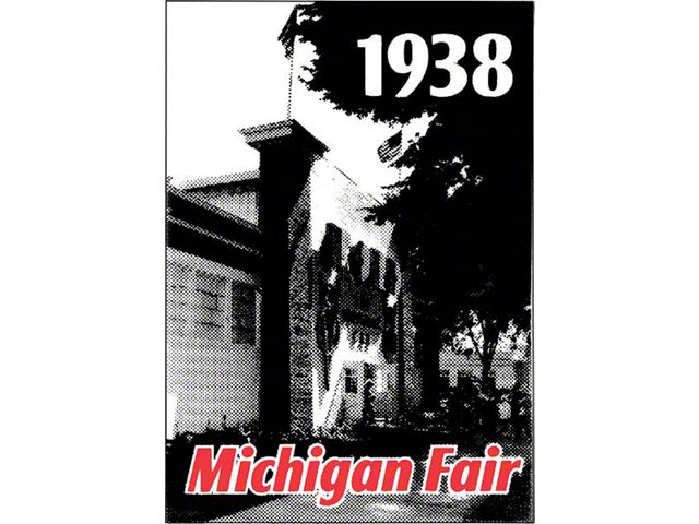 Decal, 1938, Michigan Fair