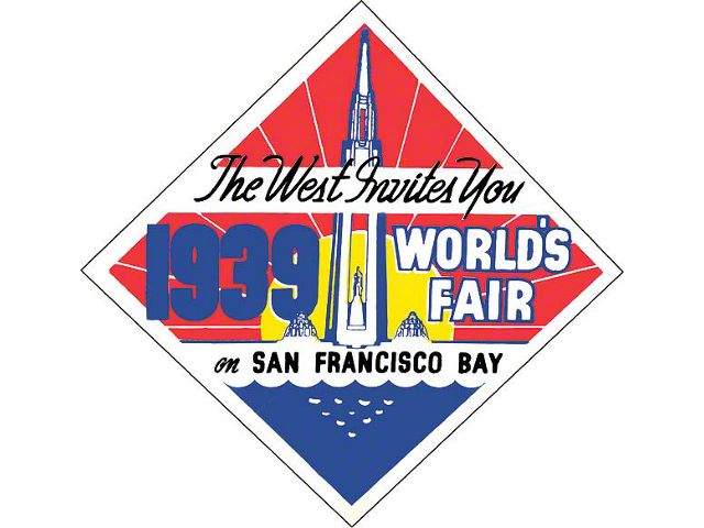 Decal, 1939, World's Fair San Francisco Bay