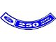 Decal - Air Cleaner - 250 6 Cylinder - Falcon