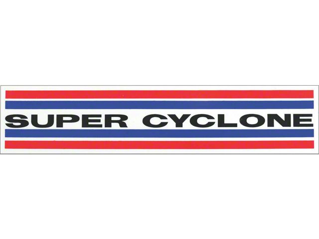 Decal - Air Cleaner - Super Cyclone - Comet & Montego