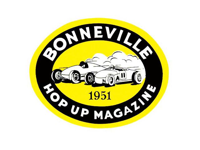 Decal - Bonneville Hop Up Magazine - Window