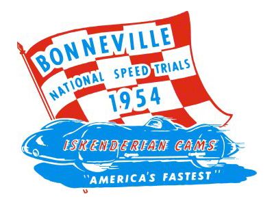 Decal - Bonneville Iskenderian Cams - Window