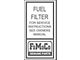 Decal - FoMoCo Fuel Filter