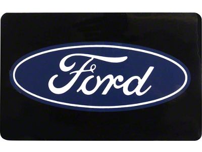 Decal, Ford Battery, Blue Oval, Thunderbird, 1972-1979