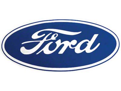 Decal - Ford Oval - 17 Long - Clear Background