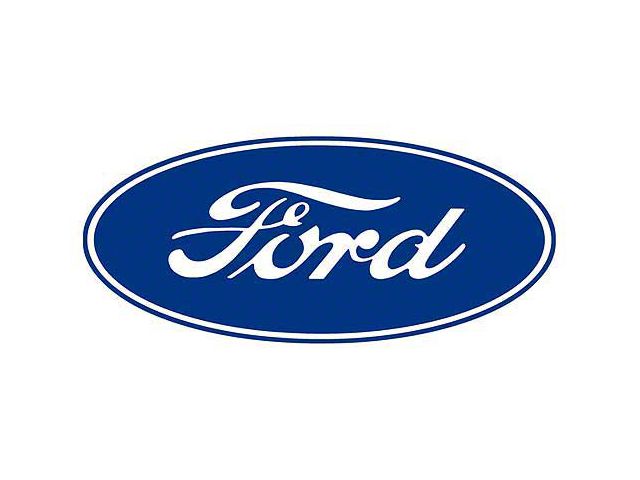 Decal - Ford Oval - 9-1/2 Long - White Background