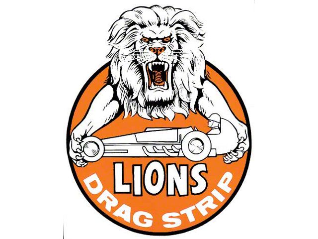 Lions Dragstrip Decal