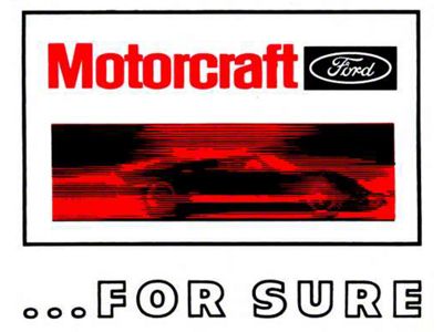 Decal / Motorcraft For Sure