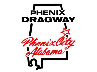 Decal - Phenix Dragway, Phenix City, Alabama