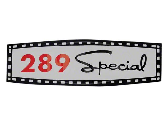 Decal - Valve Cover - 289 Special