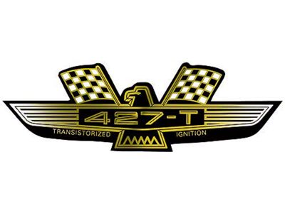 Decal - Valve Cover - Eagle 427-T - With Transistorized Ignition