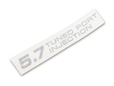 Decal,5.7 TPI Black