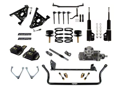 Detroit Speed Front Suspension Speed Kit 3 with Single Adjustable Struts (82-92 Camaro)