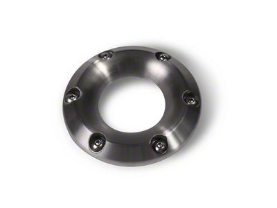 Detroit Speed Hood Latch Trim Ring; Stainless Steel (67-69 Camaro)