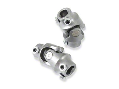 Detroit Speed Intermediate Sheeting Shaft for Ididit Column; 1-Inch-36 Output Shaft; Steel (1969 Camaro w/ Tilt Floor Shift)