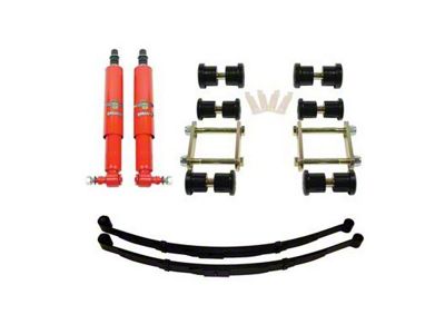 Detroit Speed Rear Suspension Speed Kit 1 with 3-Inch Drop Multi-Leaf Spring (70-81 Camaro)