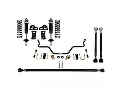 Detroit Speed Rear Suspension Speed Kit 2 with Double Adjustable Remote Shocks (82-92 Camaro w/ 3-Inch Axles)