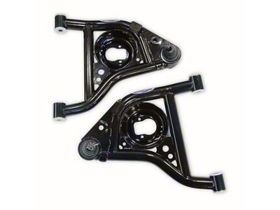 Detroit Speed Tubular Front Lower Control Arms; Stock Spring Pocket (70-81 Camaro)
