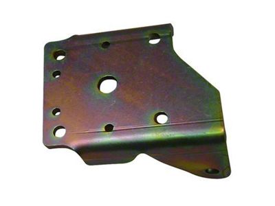 Detroit Speed Lower Shock Plate for Factory Suspension; Driver Side (67-69 Firebird)