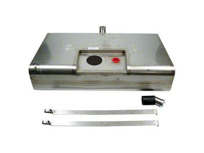 Detroit Speed Narrowed Fuel Tank; Stainless Steel (67-68 Firebird w/ Holley Fuel Pump)