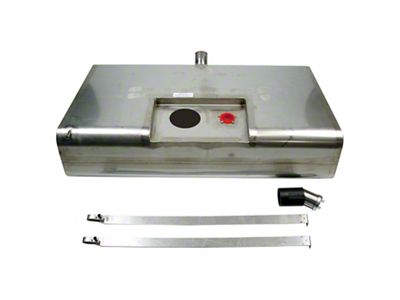 Detroit Speed Narrowed Fuel Tank; Stainless Steel (1969 Firebird w/ Holley Fuel Pump)