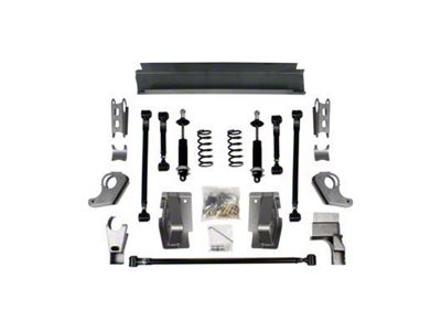 Detroit Speed QuadraLink Rear Suspension Kit with Double Adjustable Remote Shocks (67-69 Firebird)