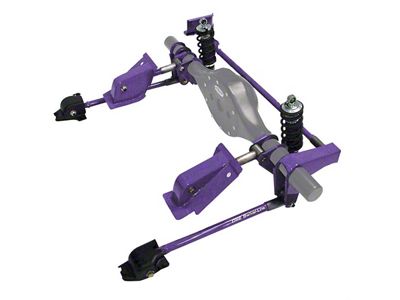 Detroit Speed QuadraLink Rear Suspension Kit with Single Adjustable Shocks (67-69 Firebird)
